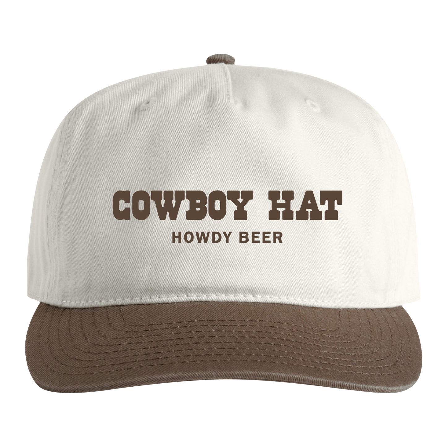 Cowboy Hat Natural/Walnut