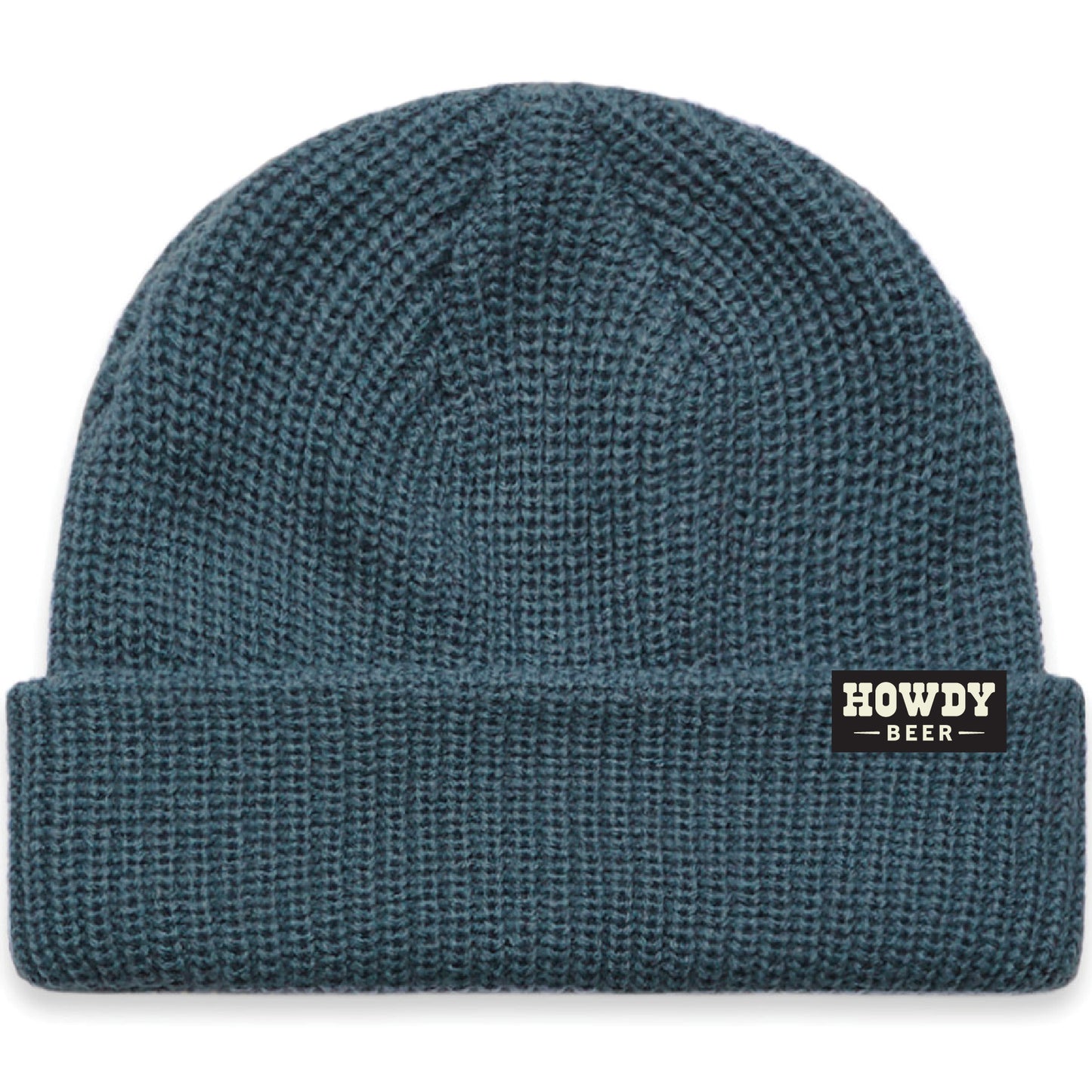 Howdy Label Beanie (Petrol Blue)